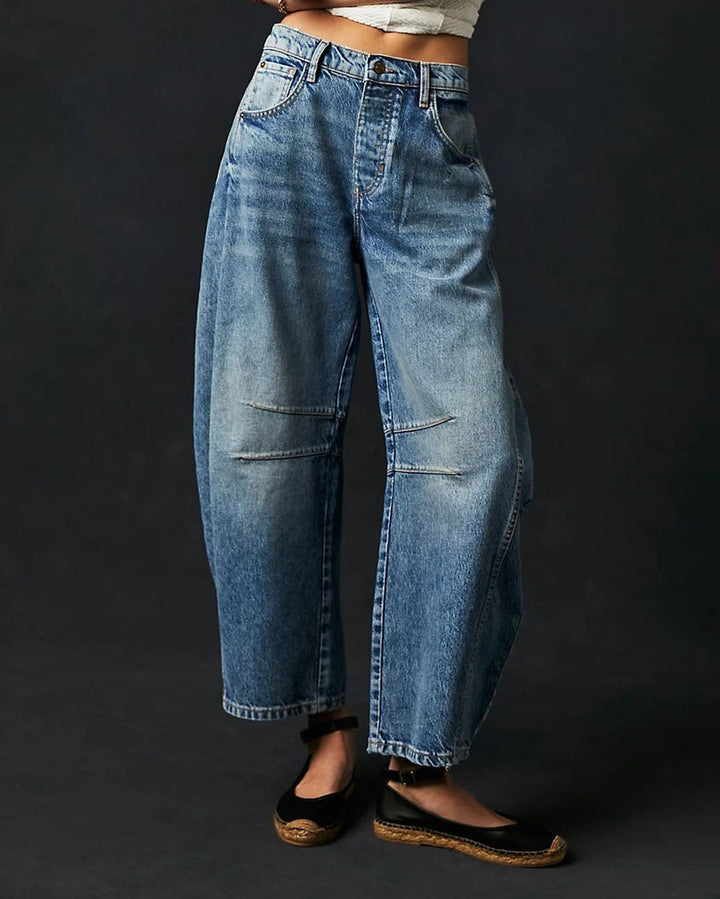 Women's Straight Leg Jeans for Everyday Style-The Yellow Prime