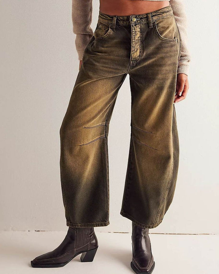 Women's Straight Leg Jeans for Everyday Style-The Yellow Prime
