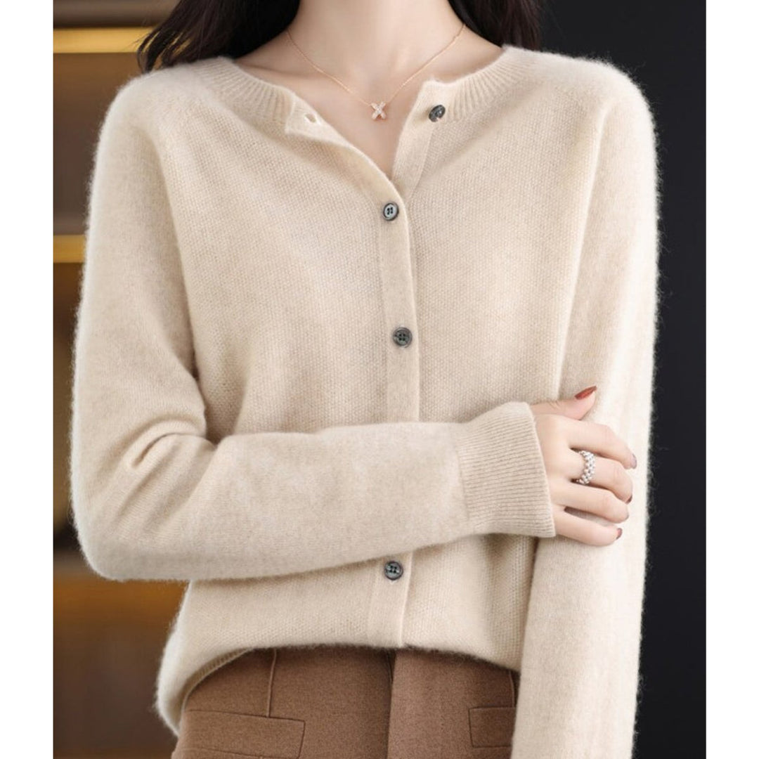 Women's Button-Front Cardigan for Stylish Layering