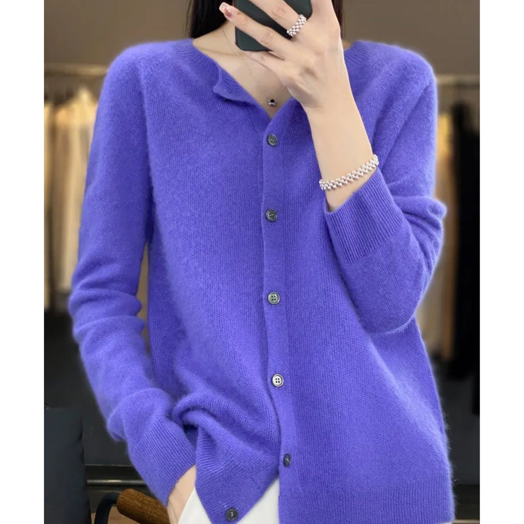 Women's Button-Front Cardigan for Stylish Layering