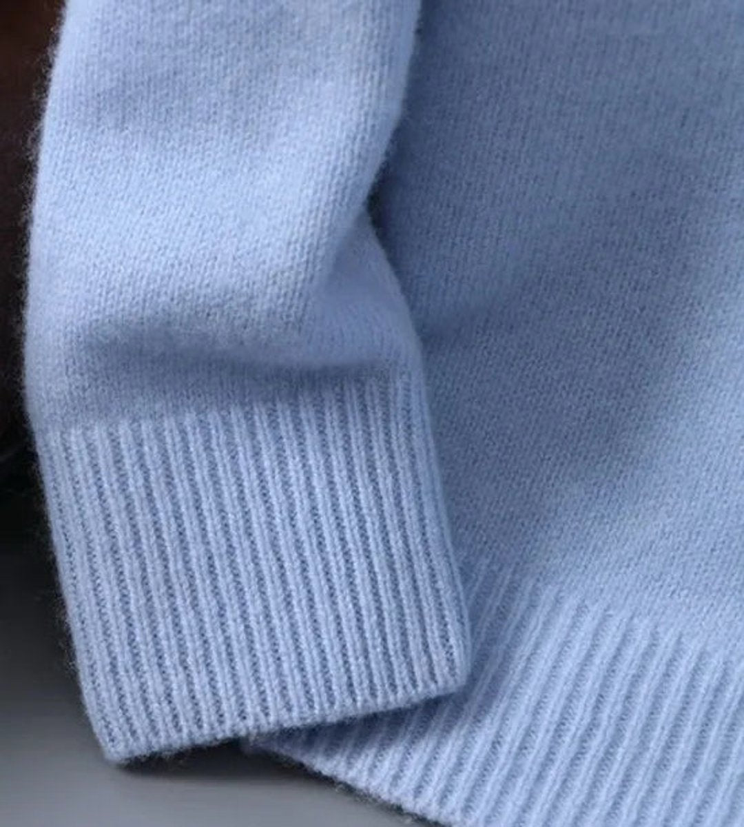 Men's Classic Mohair Crewneck Knit Sweater