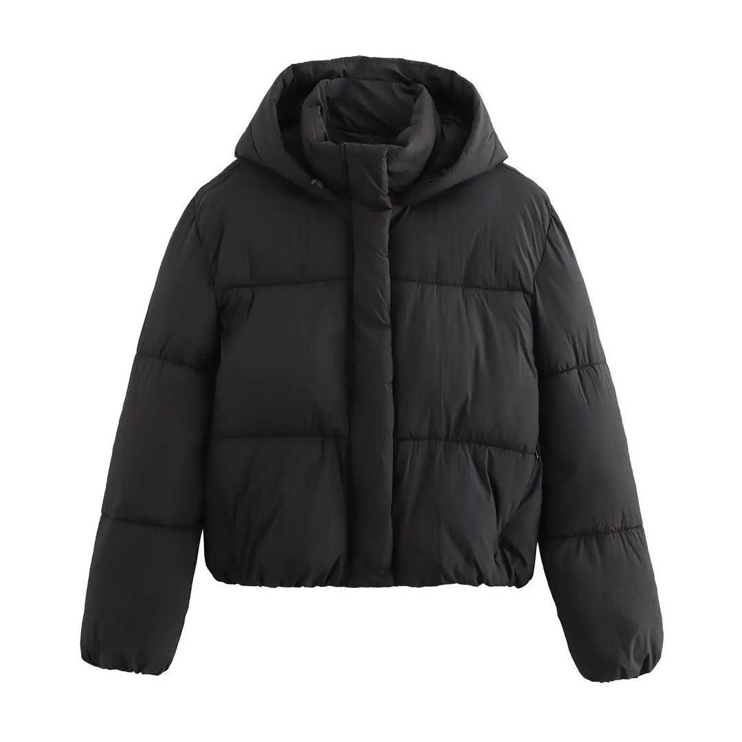 Women's Oversized Zip-Up Statement Puffer Jacket