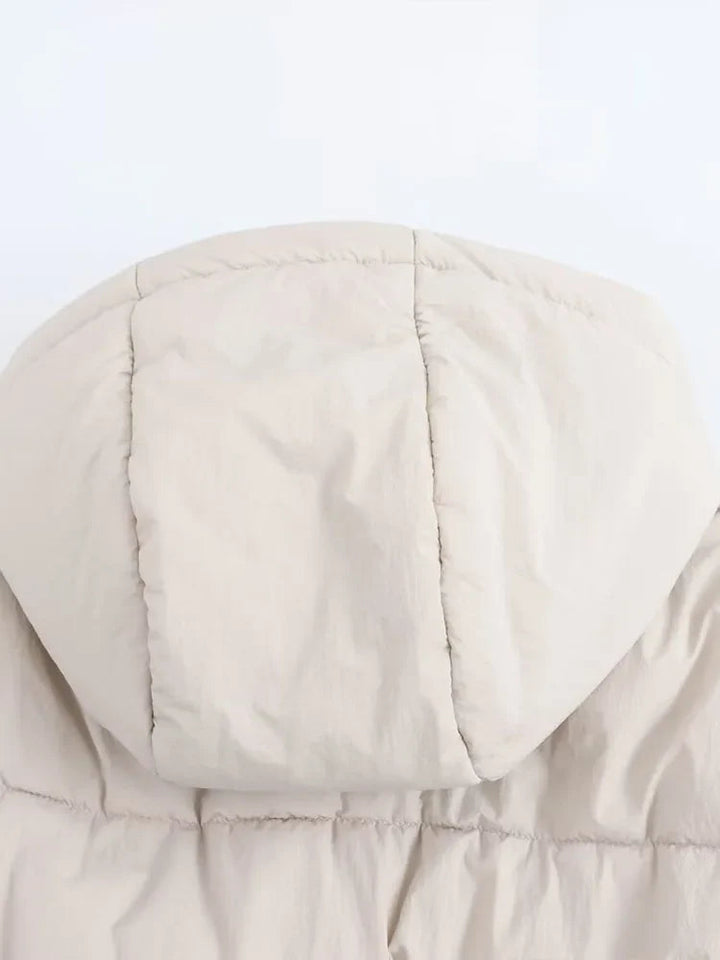 Women's Oversized Zip-Up Statement Puffer Jacket