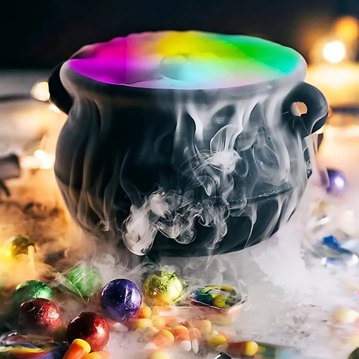 Ultraschall-Nebelmaschine von Halloween mit LED-Leuchten und 8 Stunden Laufzeit