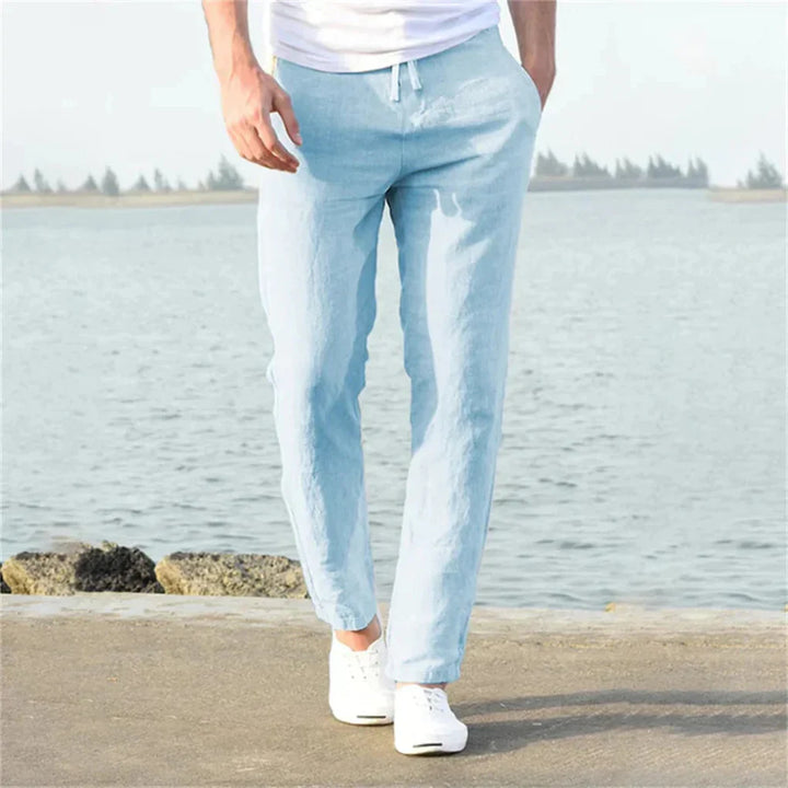 Men's Lightweight Linen Summer Pants – Comfortable and Airy Design-The Yellow Prime