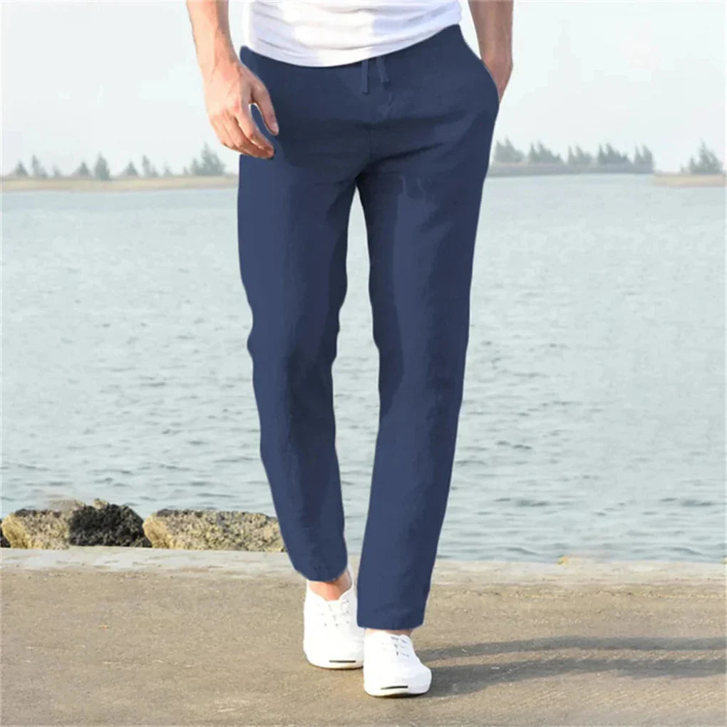 Men's Lightweight Linen Summer Pants – Comfortable and Airy Design-The Yellow Prime