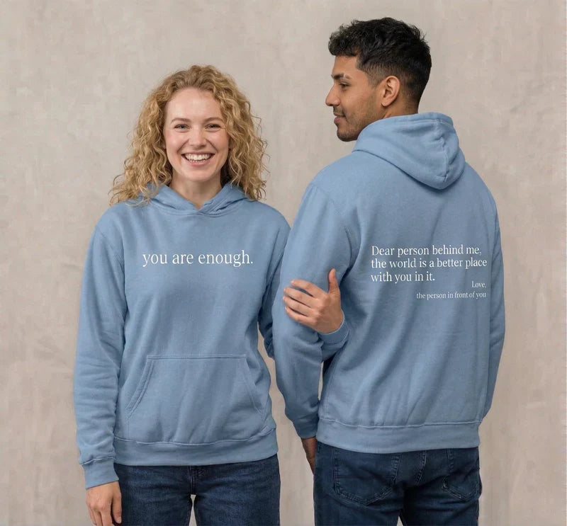 Cozy Unisex Fleece Hoodie with Graphic Print and Front Pocket