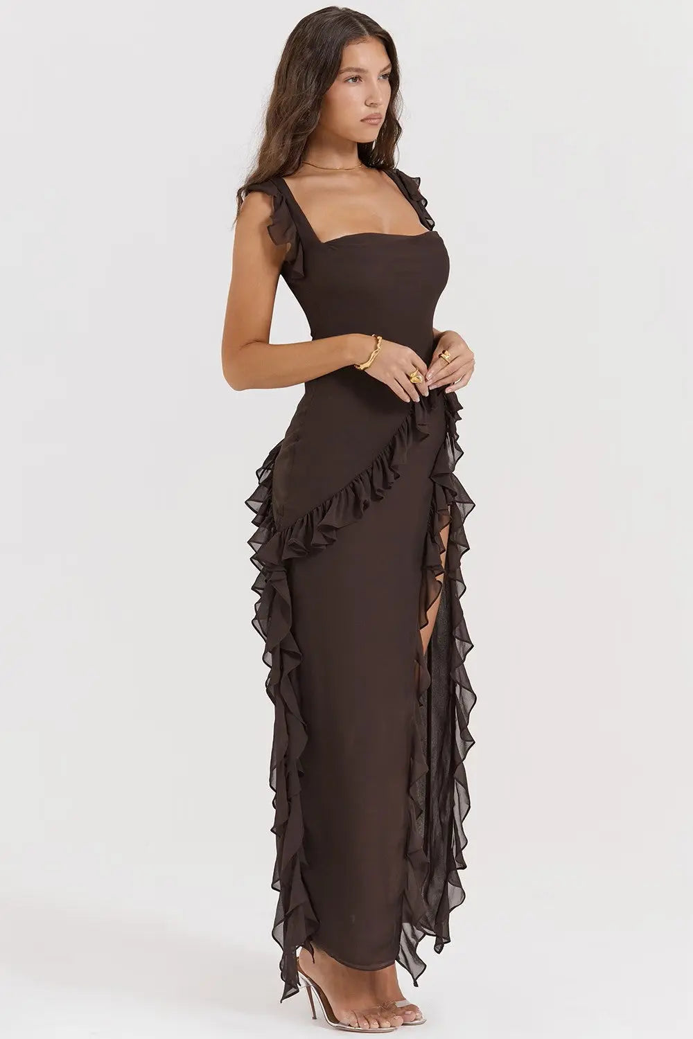 Katja | Women's Maxi Dress with Elegant Design-The Yellow Prime