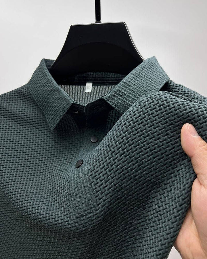 Morris | Men's Luxurious Mesh Silk Summer Shirt-The Yellow Prime