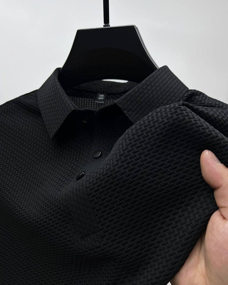 Morris | Men's Luxurious Mesh Silk Summer Shirt-The Yellow Prime
