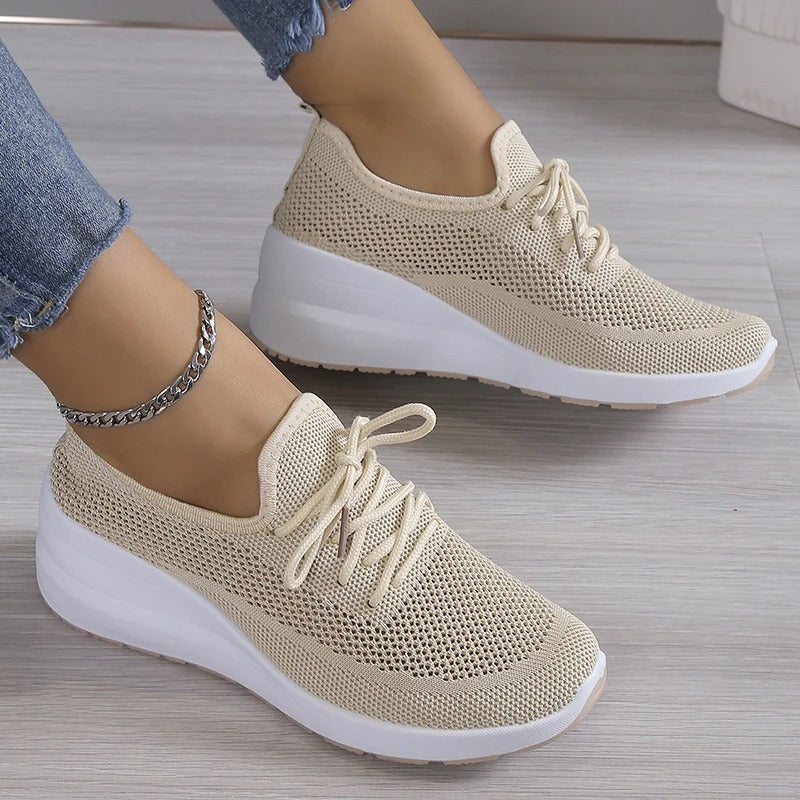 Juliette | Women's Premium Mesh Orthopedic Walking Shoes-The Yellow Prime