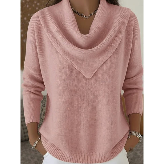 Women's Classic Cowl-Neck Sweater