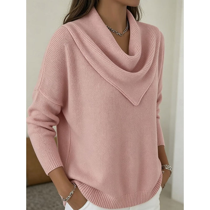Women's Classic Cowl-Neck Sweater