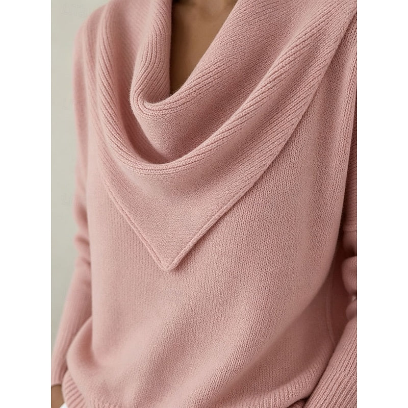 Women's Classic Cowl-Neck Sweater