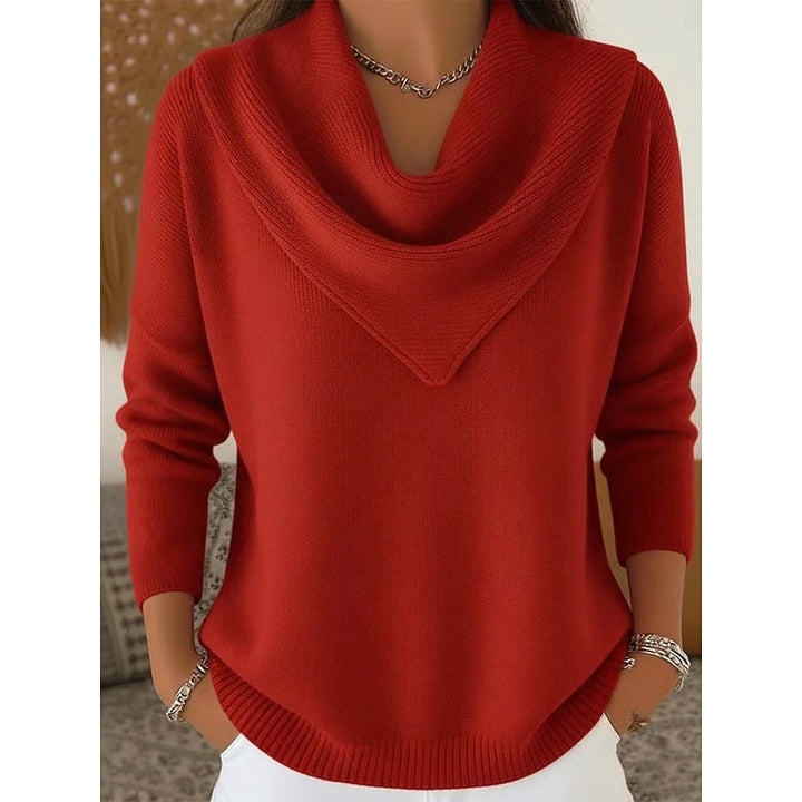 Women's Classic Cowl-Neck Sweater