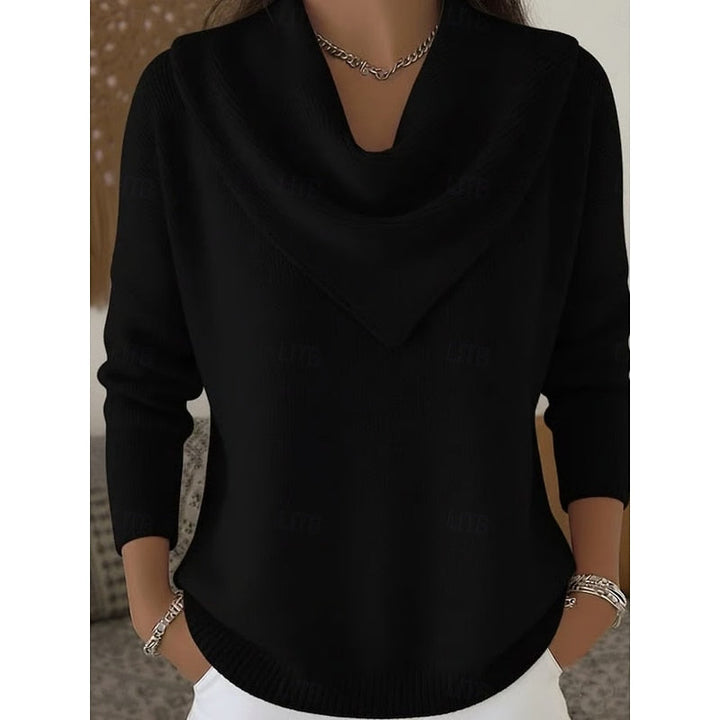 Women's Classic Cowl-Neck Sweater