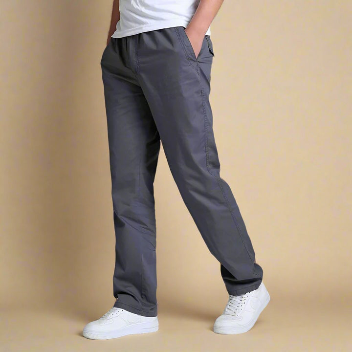 Men's Stylish Baggy Chino Pants | Comfortable Fit with Elastic Waistband-The Yellow Prime