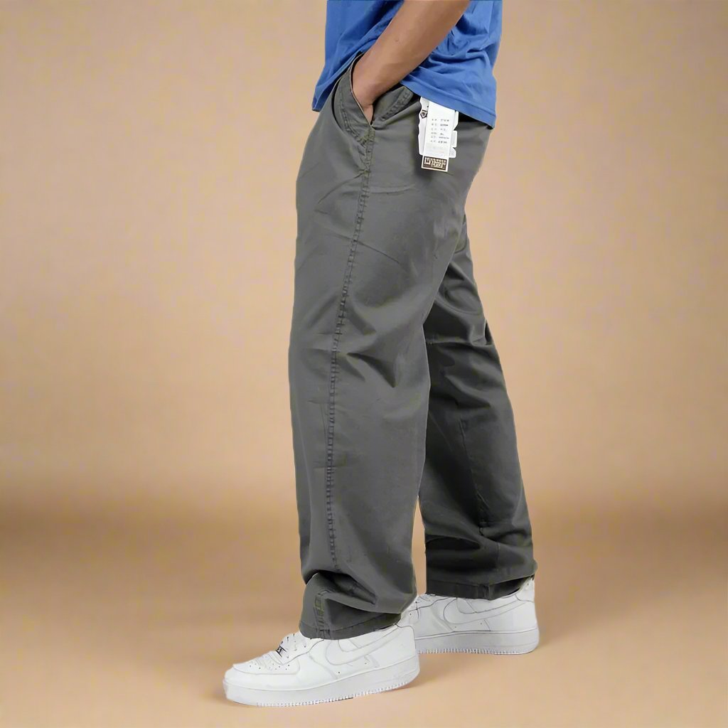Men's Stylish Baggy Chino Pants | Comfortable Fit with Elastic Waistband-The Yellow Prime