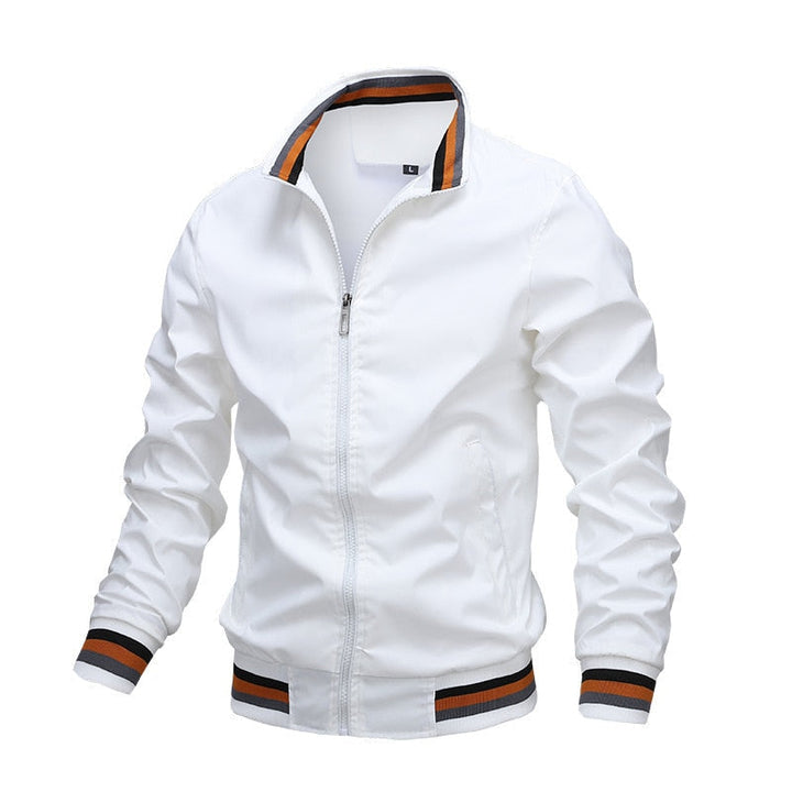 Giacca bomber classica casual da uomo con cerniera