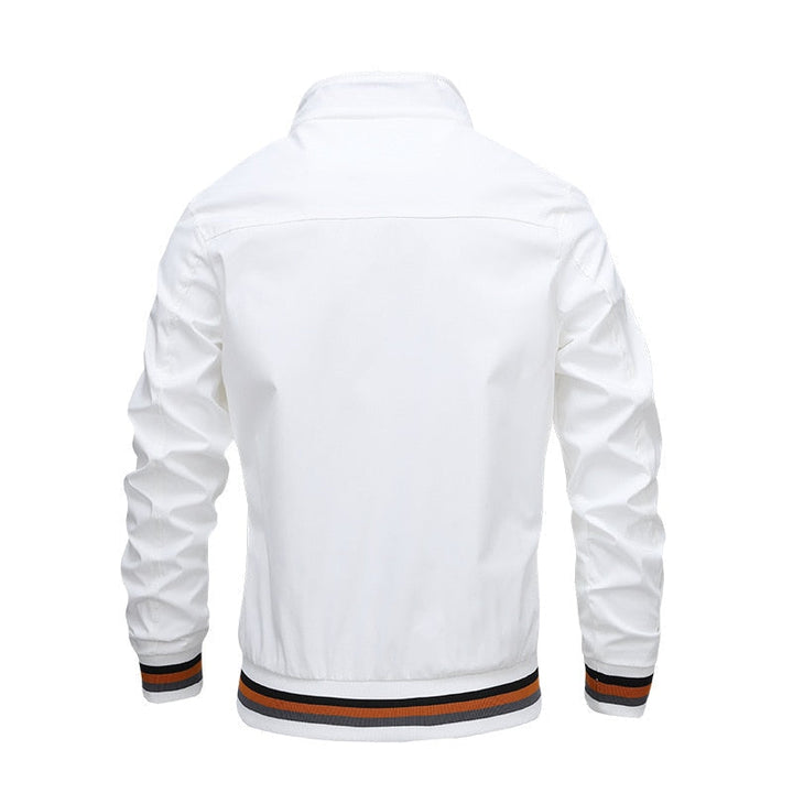 Giacca bomber classica casual da uomo con cerniera