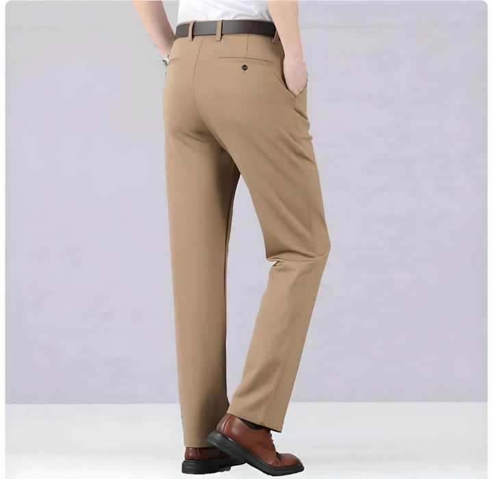 Men's Flexible Fit Stretch Trousers-The Yellow Prime
