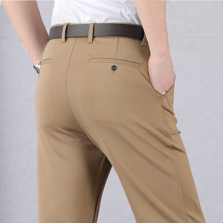 Men's Flexible Fit Stretch Trousers-The Yellow Prime