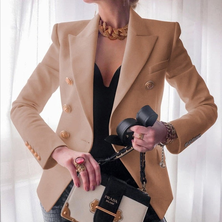 Women's Elegant Formal Blazer-The Yellow Prime