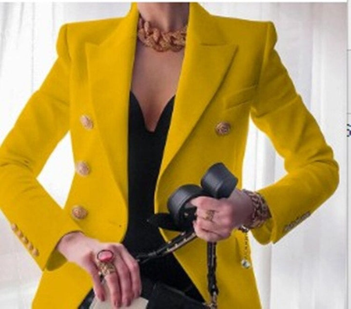 Women's Elegant Formal Blazer-The Yellow Prime