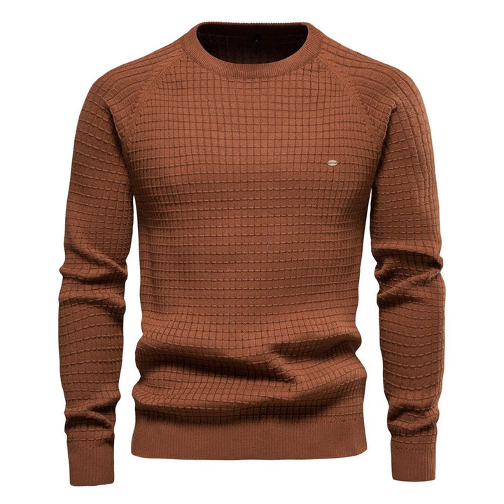 Men's Casual Round Neck Knit Sweater