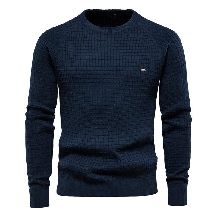 Men's Casual Round Neck Knit Sweater