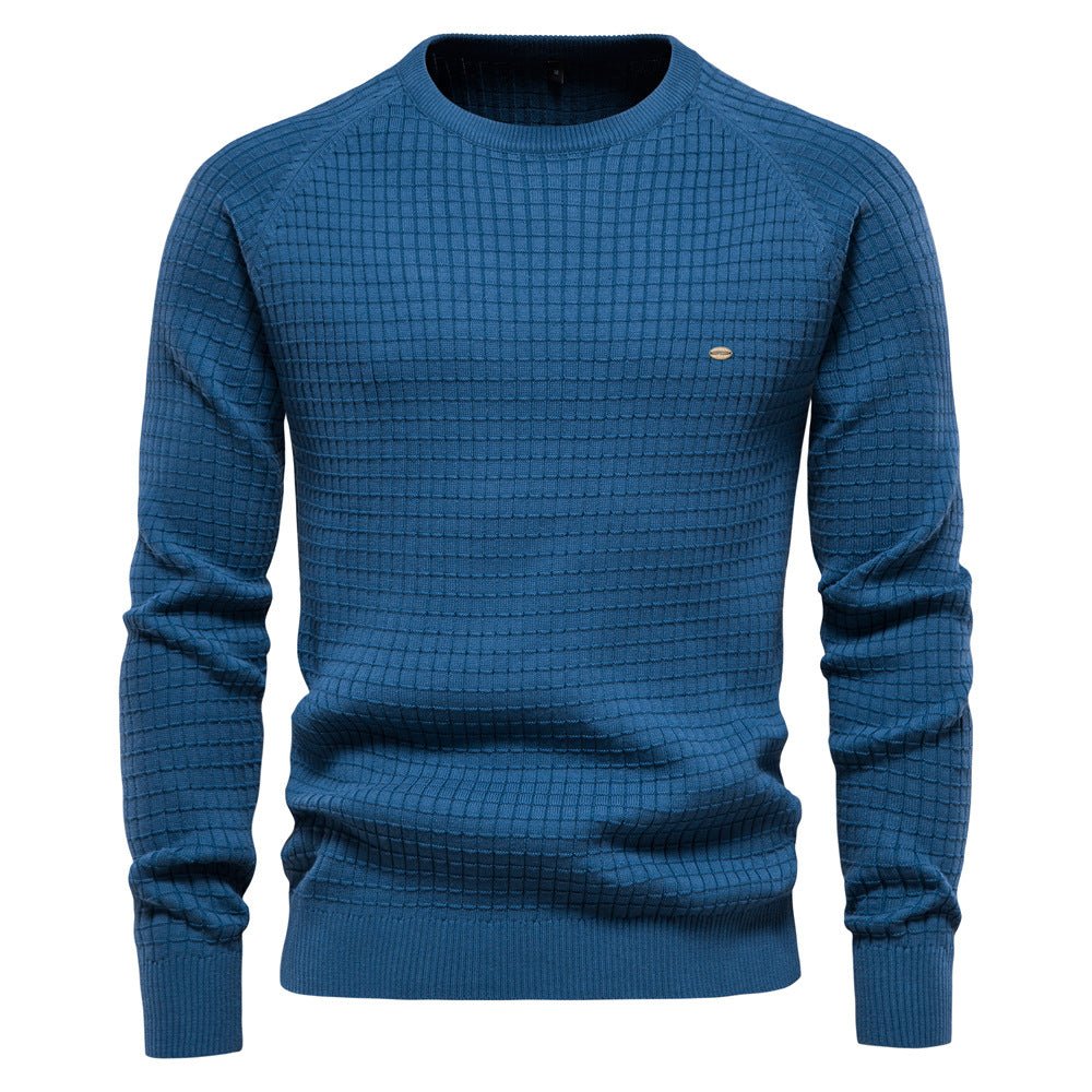 Men's Casual Round Neck Knit Sweater