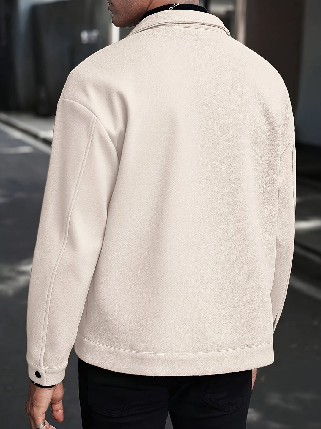 Men's Tailored Zip Jacket for Stylish Comfort