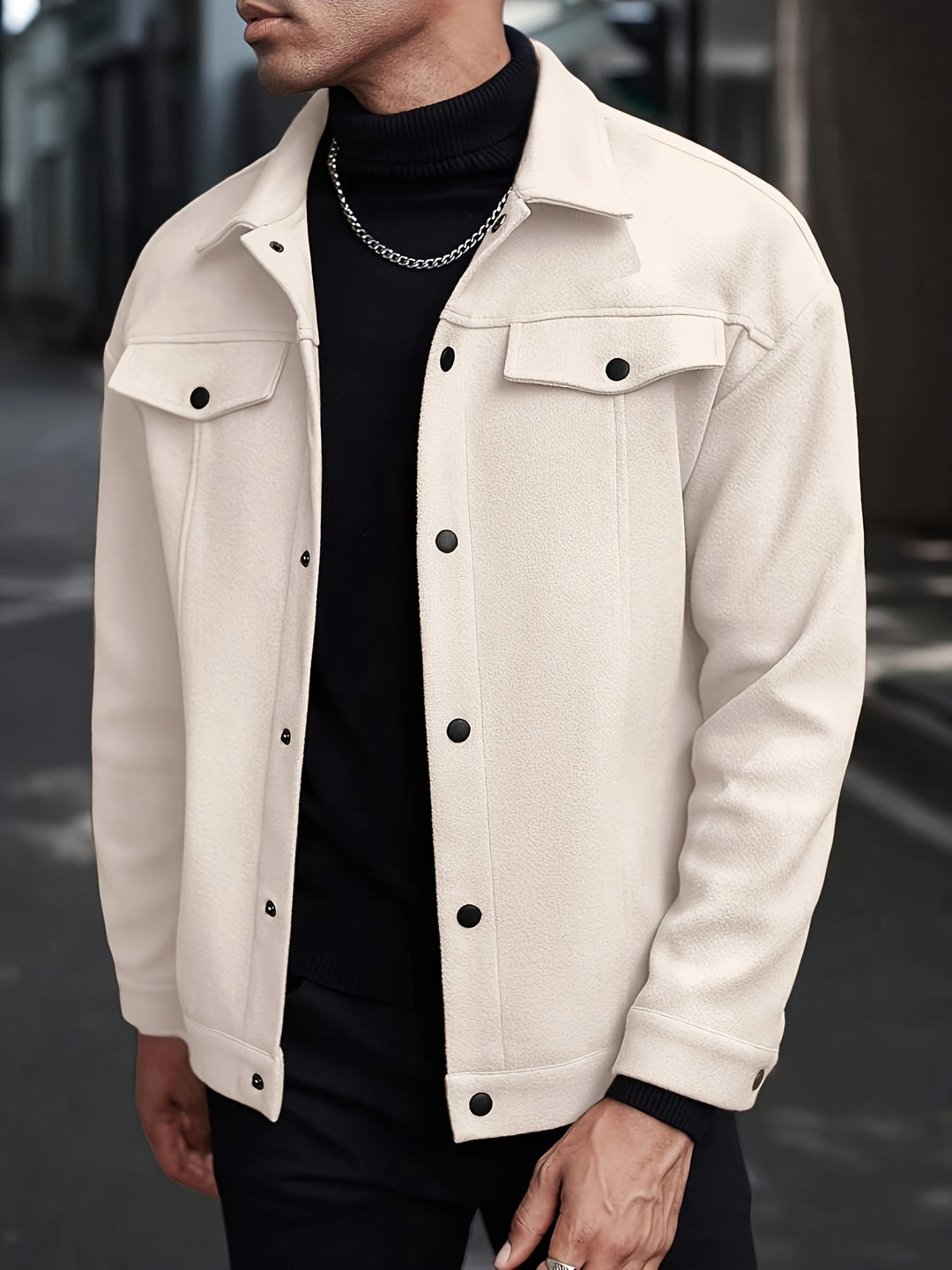Men's Tailored Zip Jacket for Stylish Comfort