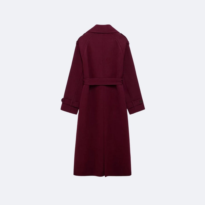 Women's Classic Belted Fluid Trench Coat
