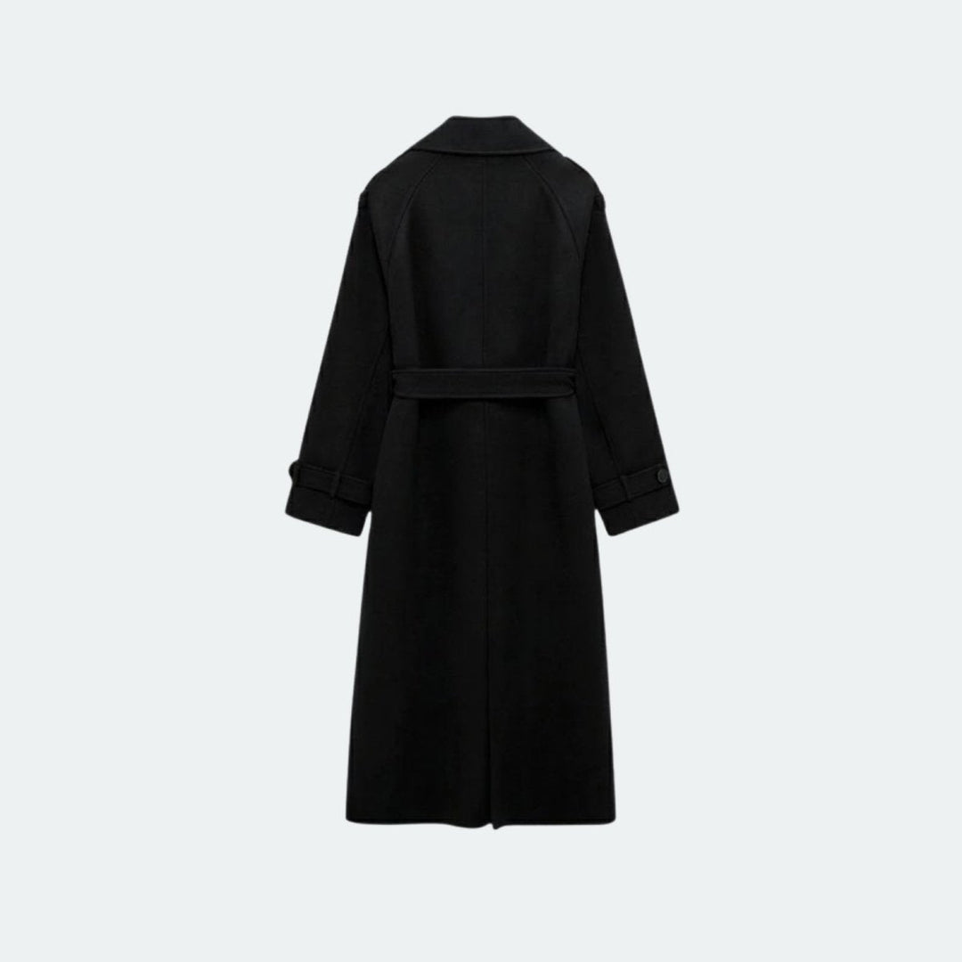 Women's Classic Belted Fluid Trench Coat