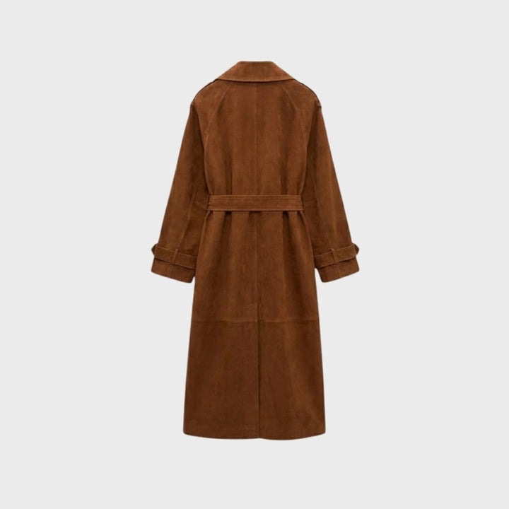 Women's Classic Belted Fluid Trench Coat