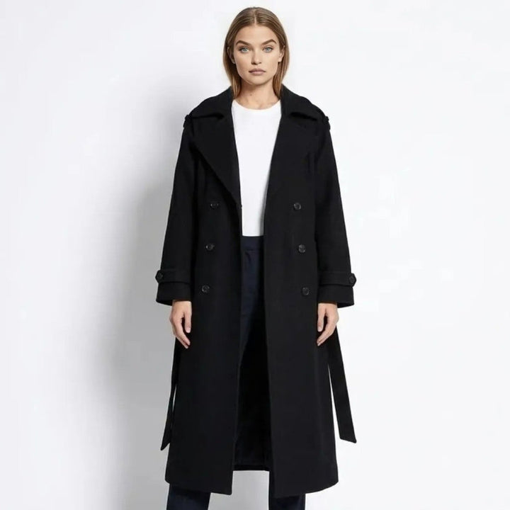 Women's Classic Belted Fluid Trench Coat