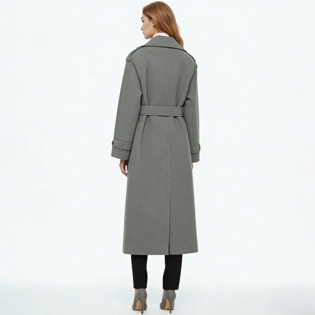 Women's Classic Belted Fluid Trench Coat