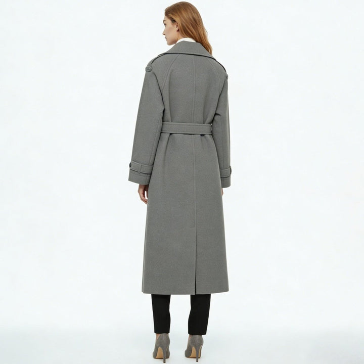 Women's Classic Belted Fluid Trench Coat