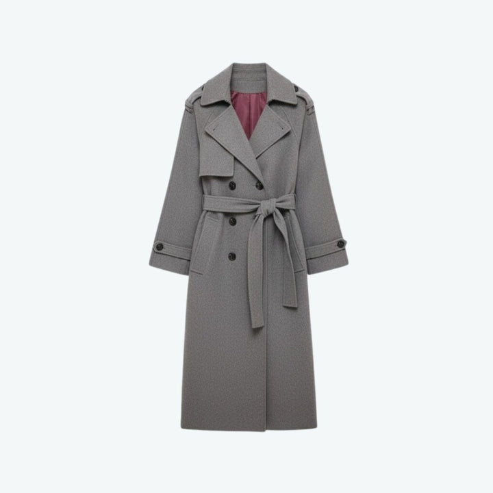 Women's Classic Belted Fluid Trench Coat