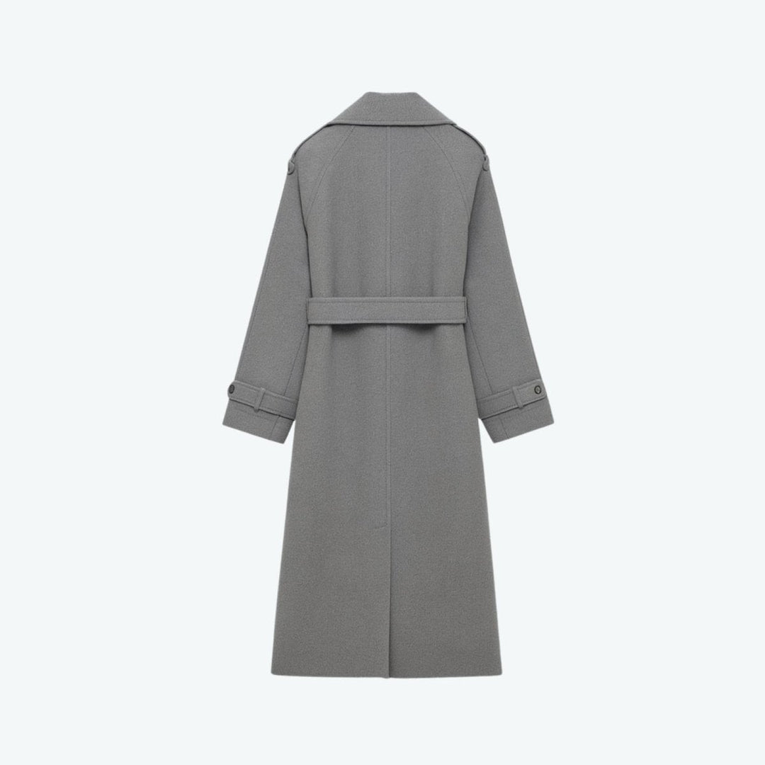 Women's Classic Belted Fluid Trench Coat