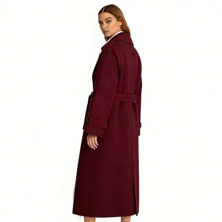 Women's Classic Belted Fluid Trench Coat