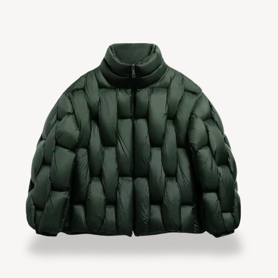 Women's Zip-Up Quilted Timeless Puffer Jacket