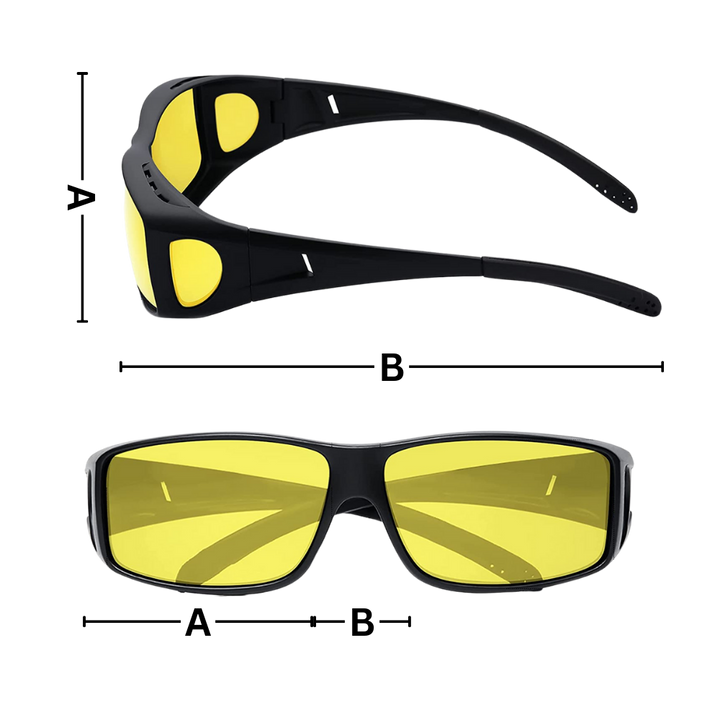 Women's Polarized Night Vision Glasses for Safer Night Driving-The Yellow Prime