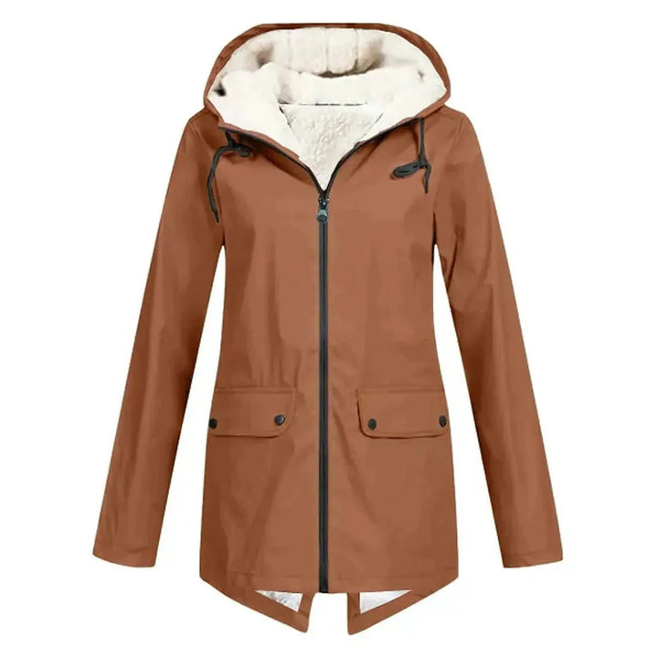 Trench-coat oversize épuré à revers crantés pour femme