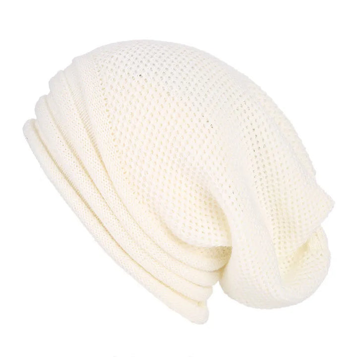 Women's Oversized Knitted Slouchy Beanie for Winter-The Yellow Prime