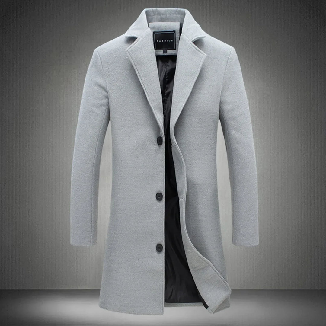 Elegante, zelfverzekerde en doordachte herenjas