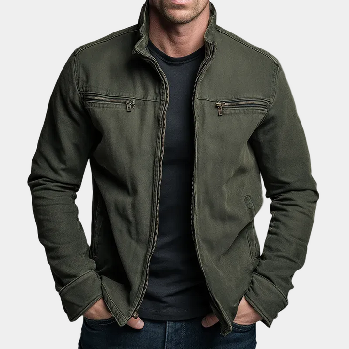 Men's Zip-Up Quiet Sartorial Coat