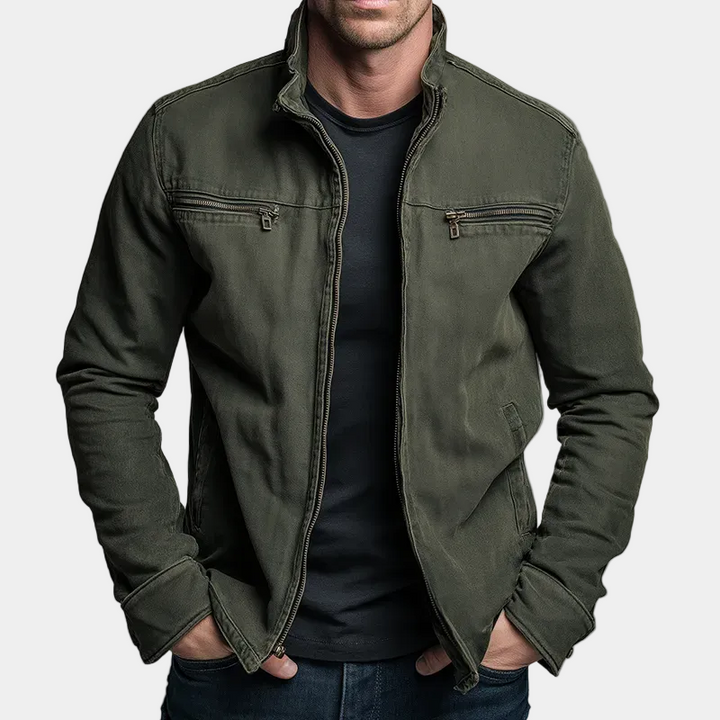 Men's Zip-Up Quiet Sartorial Coat
