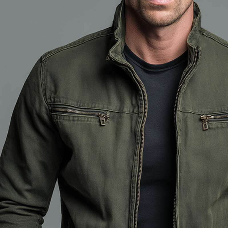 Men's Zip-Up Quiet Sartorial Coat